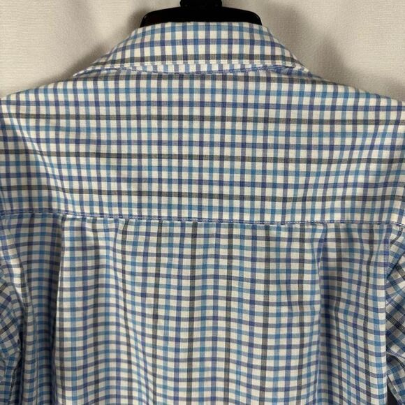Kenneth Cole Reaction Boys Button Down Checked Plaid Dress Shirt Top Siz… - Picture 7 of 8